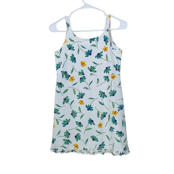 Fresh Produce Girls Dress Youth Size‎ M 7-14 Floral  100% Cotton Sleeveless USA - Picture 1 of 6